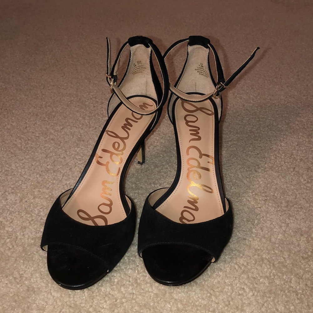 SAM EDLEMAN SUEDE SANDALS 🌑